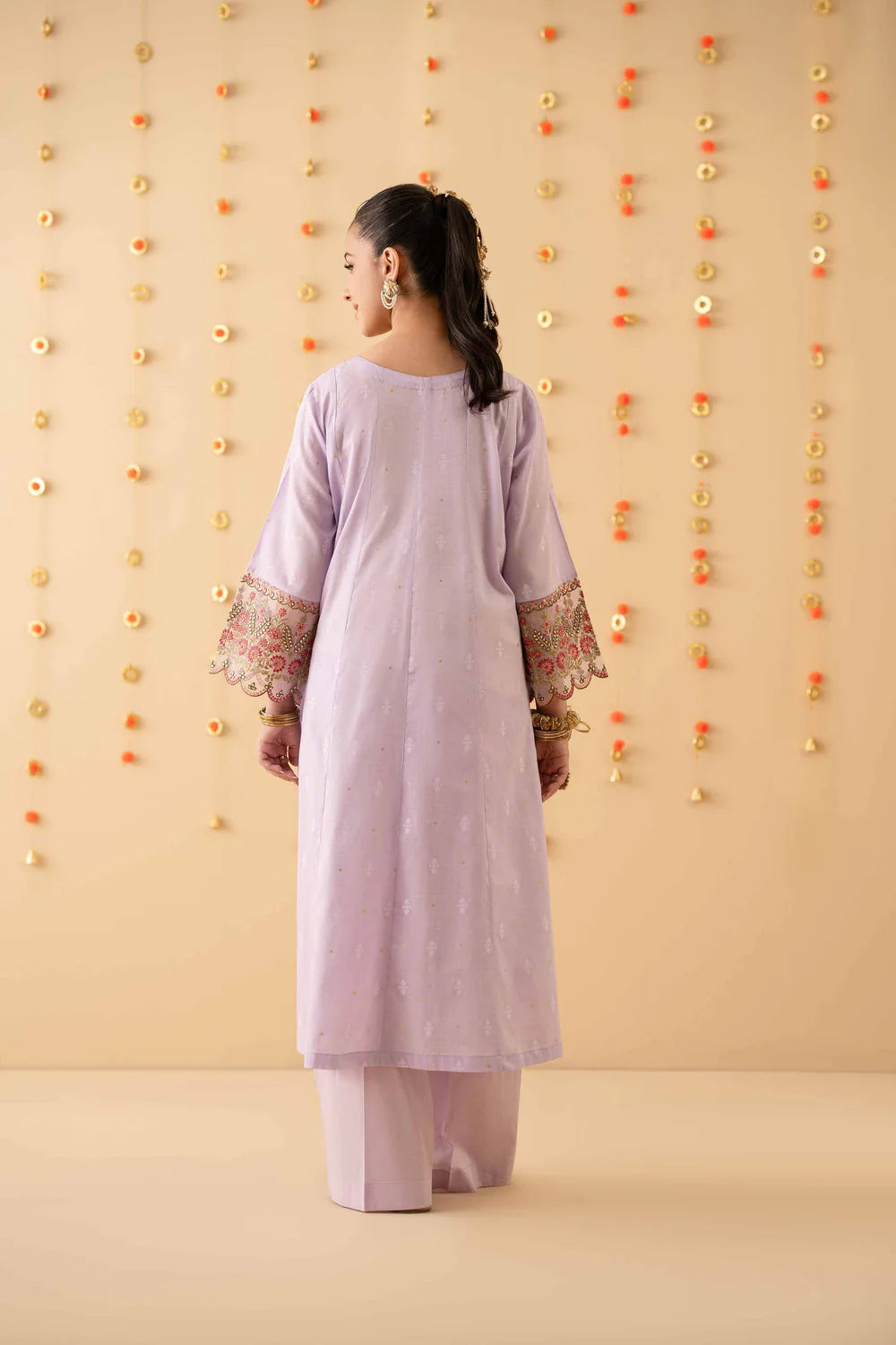 2 Piece - Embroidered Suit - PE25-142