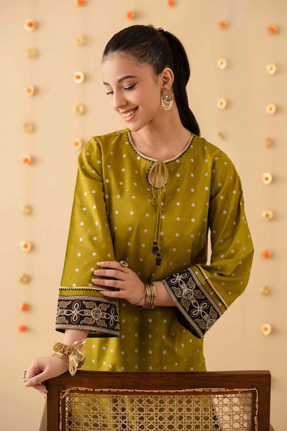 Printed Embroidered Shirt - PE25-206