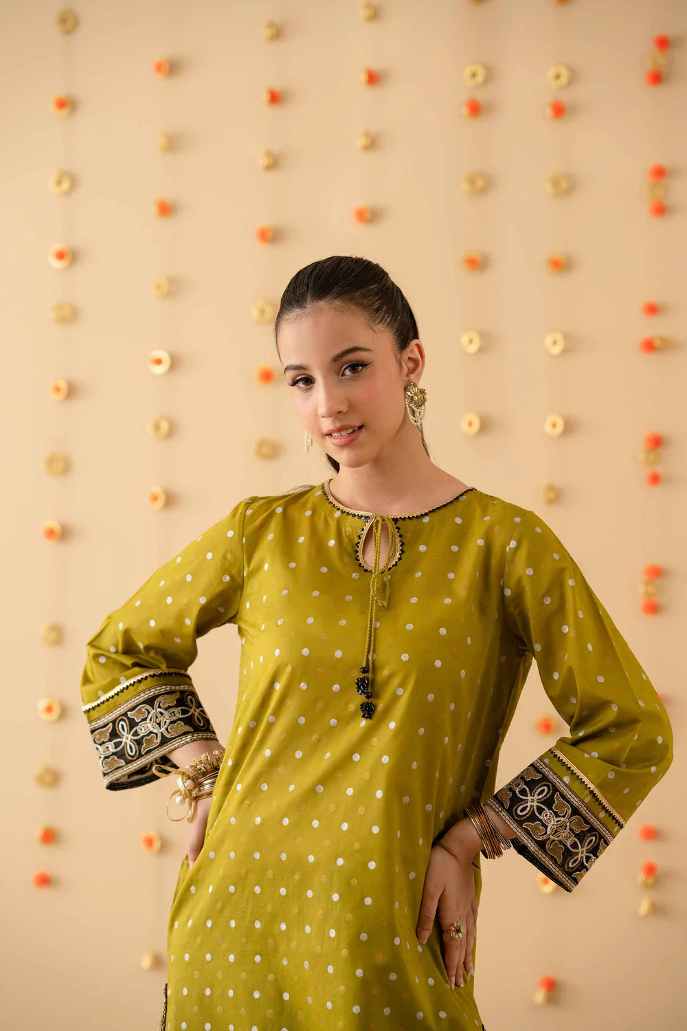 Printed Embroidered Shirt - PE25-206