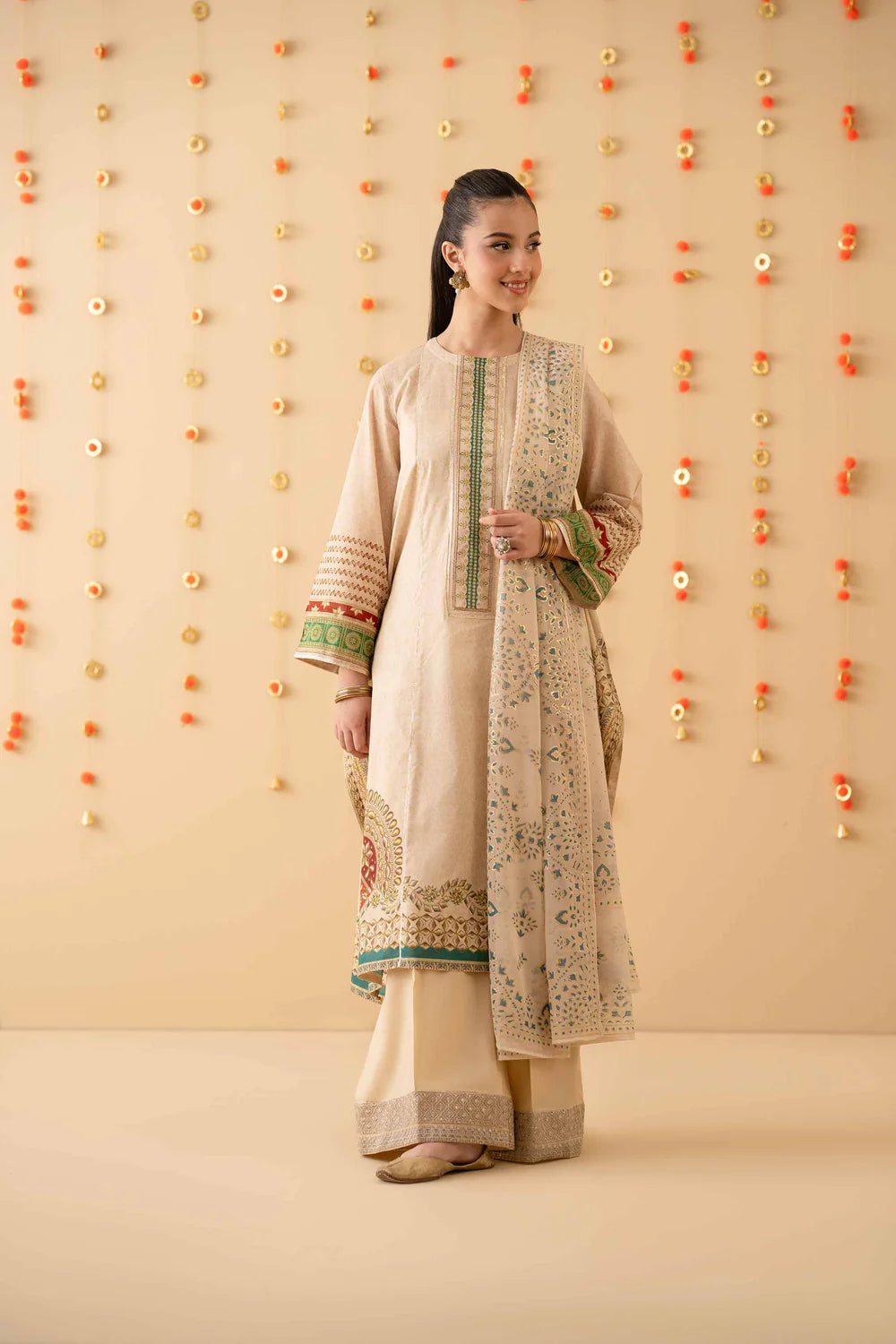 2 Piece - Printed Suit - PE25-517