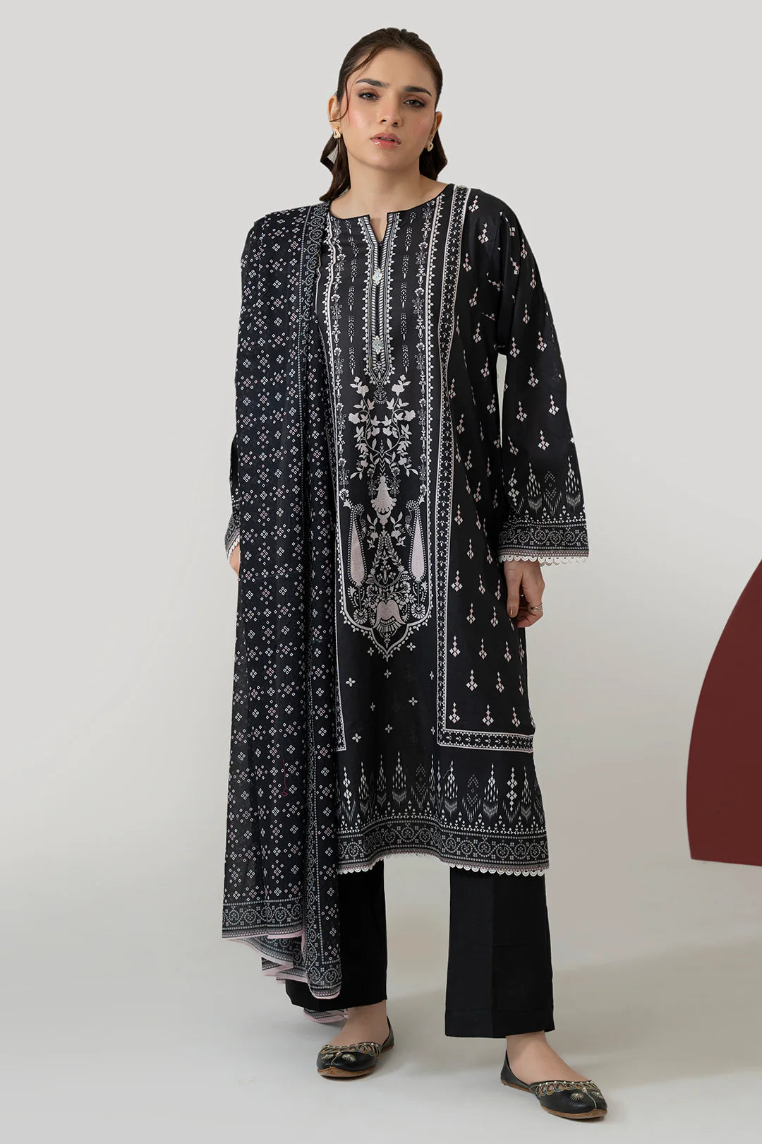Kurta Dupatta Trouser - 1700