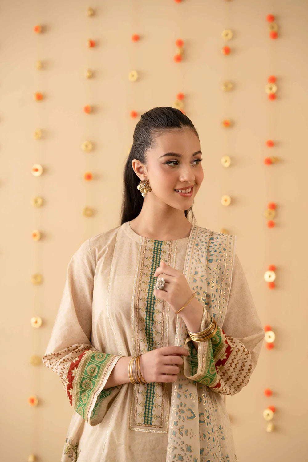 2 Piece - Printed Suit - PE25-517