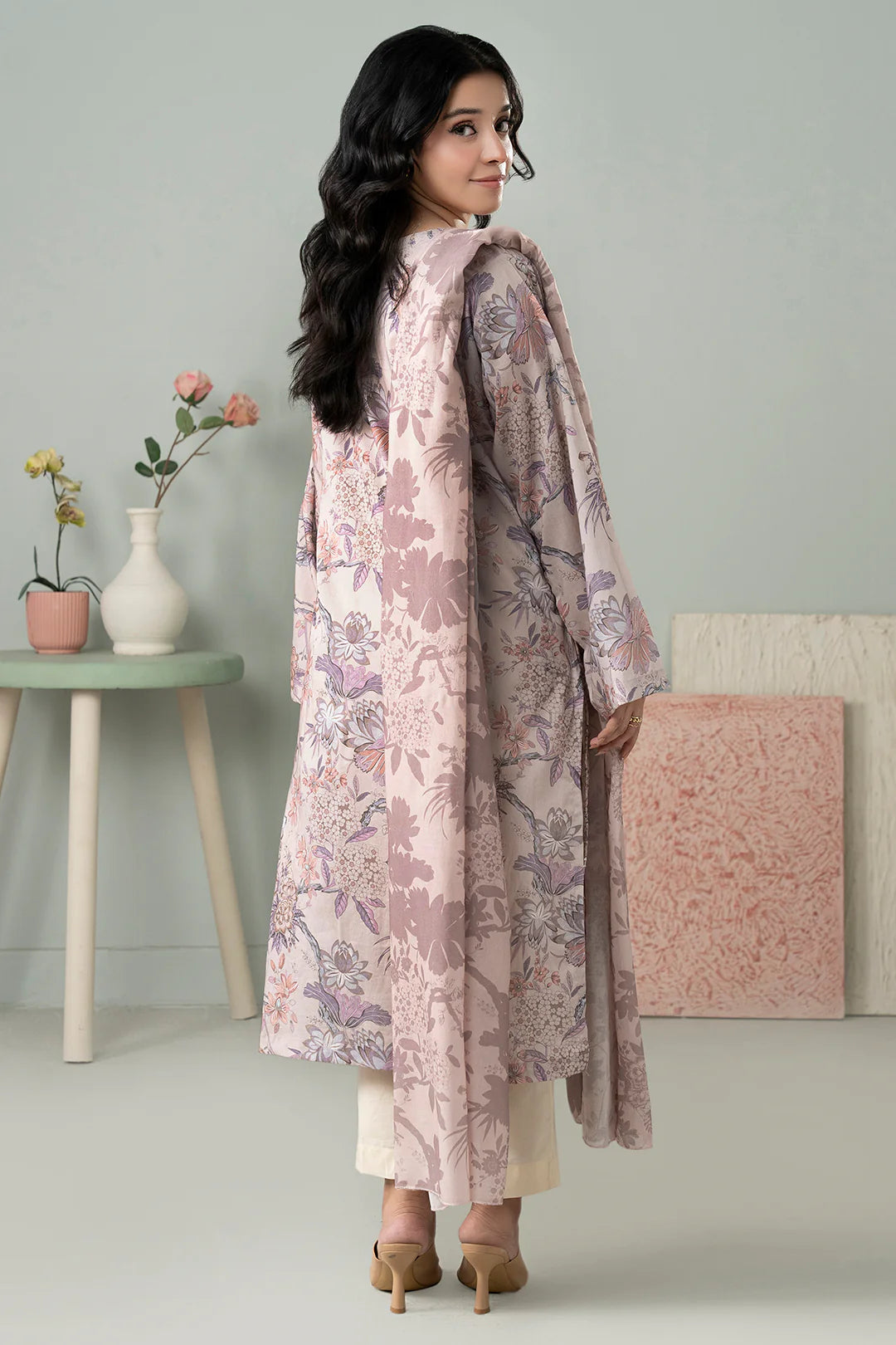 Embroidered Kurta Dupatta - 1433