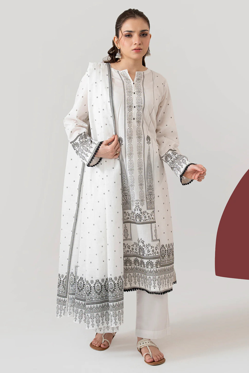 Kurta Dupatta Trouser - 1624