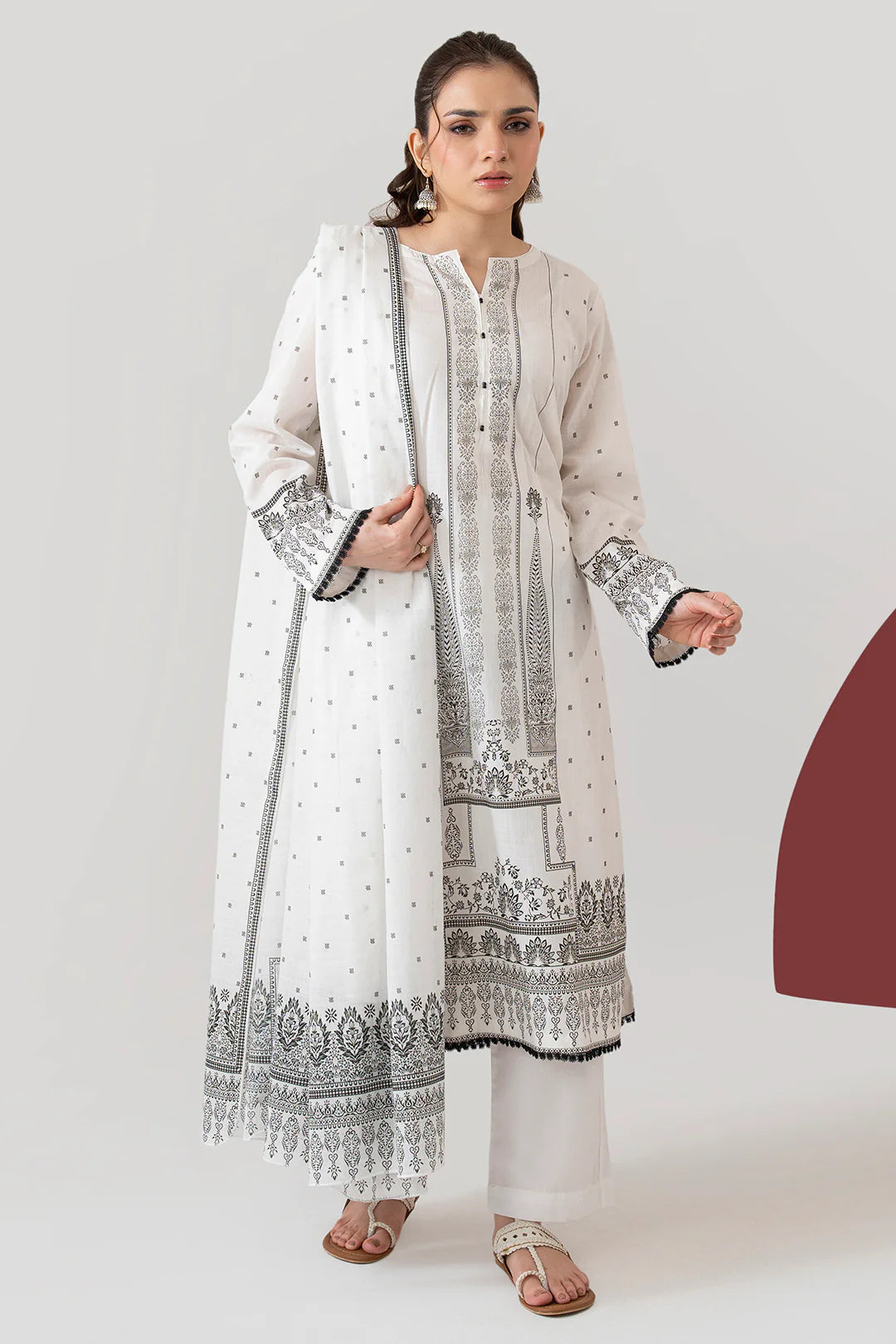 Kurta Dupatta Trouser - 1624